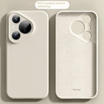 For Huawei Pura 70 Case Precise Cutouts Liquid Silicone + PC Shockproof Phone Cover
