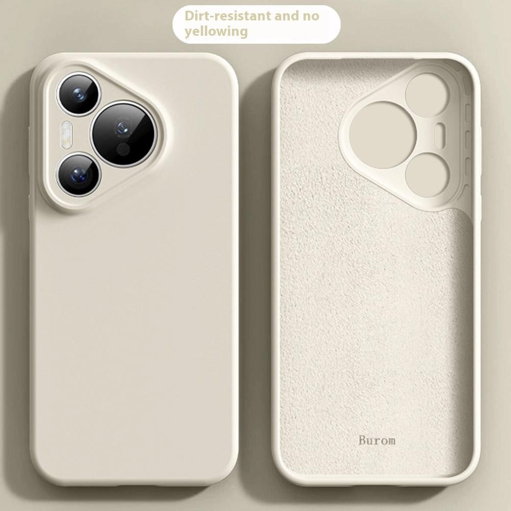 For Huawei Pura 70 Case Precise Cutouts Liquid Silicone + PC Shockproof Phone Cover