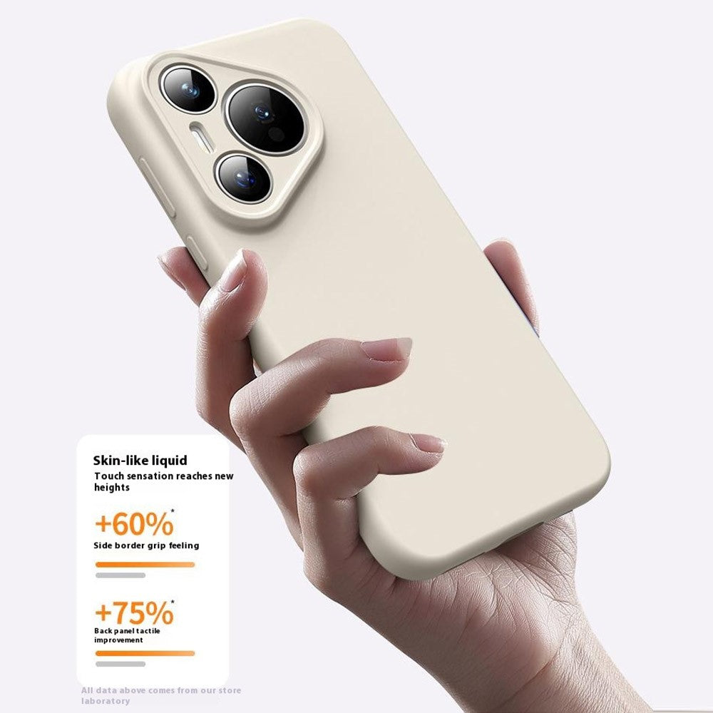 For Huawei Pura 70 Case Precise Cutouts Liquid Silicone + PC Shockproof Phone Cover