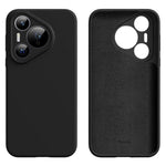 For Huawei Pura 70 Case Precise Cutouts Liquid Silicone + PC Shockproof Phone Cover
