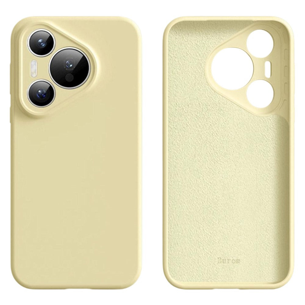 For Huawei Pura 70 Case Precise Cutouts Liquid Silicone + PC Shockproof Phone Cover