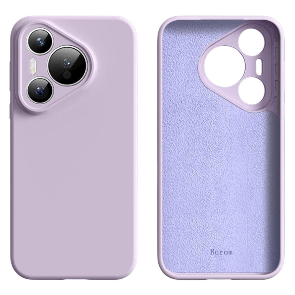For Huawei Pura 70 Case Precise Cutouts Liquid Silicone + PC Shockproof Phone Cover