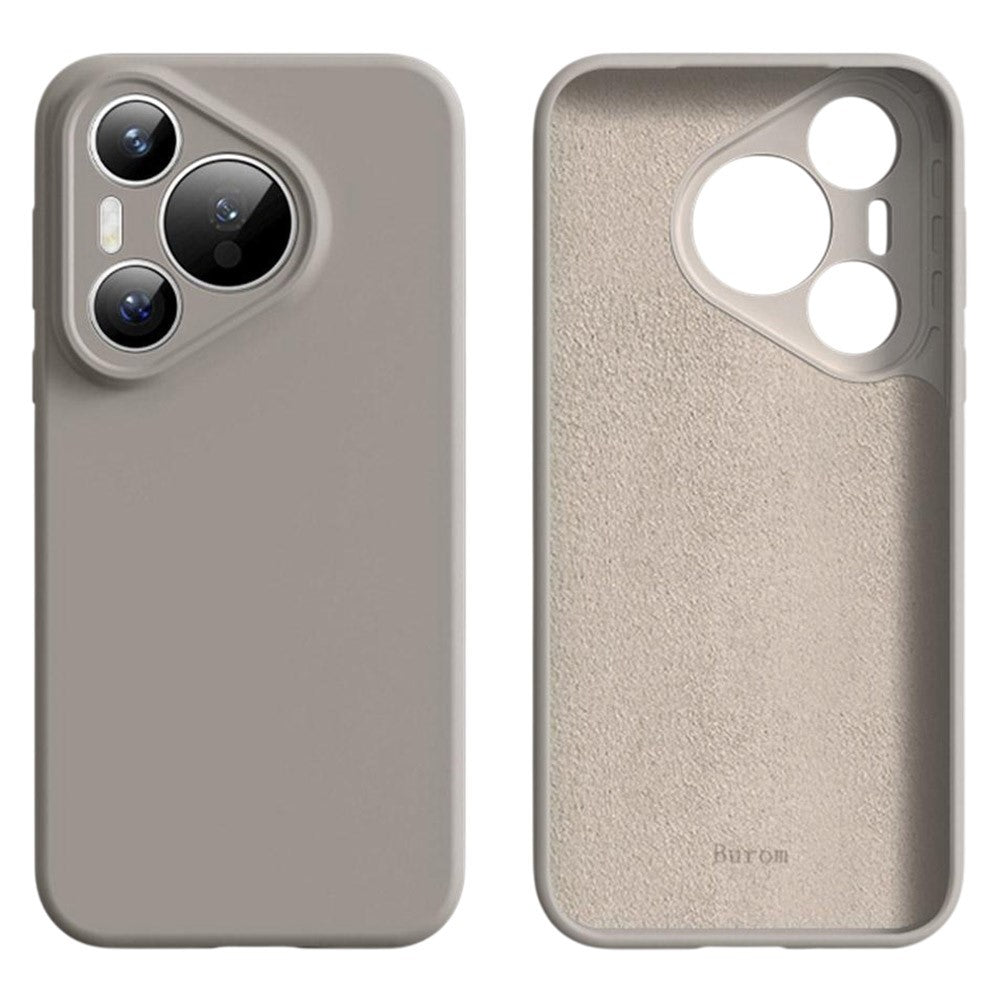 For Huawei Pura 70 Case Precise Cutouts Liquid Silicone + PC Shockproof Phone Cover