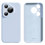 For Huawei Pura 70 Case Precise Cutouts Liquid Silicone + PC Shockproof Phone Cover