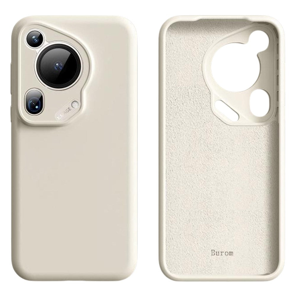 For Huawei Pura 70 Ultra Case Precise Cutouts Liquid Silicone + PC Shockproof Phone Cover