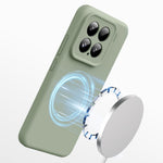 For Xiaomi 15 Magnetic Case Precise Cutouts Liquid Silicone + PC Phone Cover