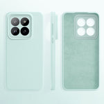 For Xiaomi 14 Pro Case Precise Cutouts Liquid Silicone + PC Shockproof Phone Cover