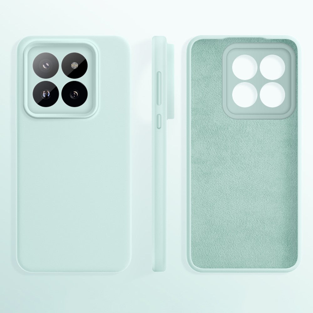 For Xiaomi 14 Pro Case Precise Cutouts Liquid Silicone + PC Shockproof Phone Cover