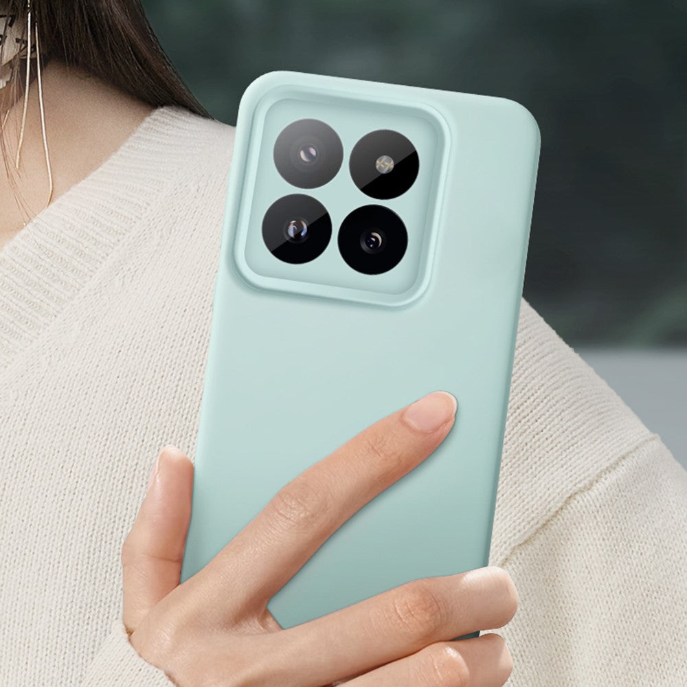 For Xiaomi 14 Pro Case Precise Cutouts Liquid Silicone + PC Shockproof Phone Cover
