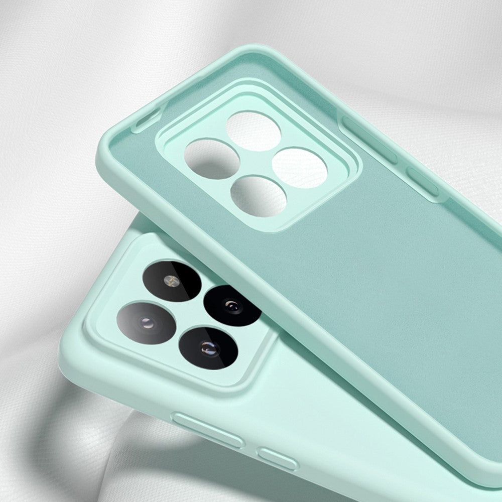 For Xiaomi 14 Pro Case Precise Cutouts Liquid Silicone + PC Shockproof Phone Cover