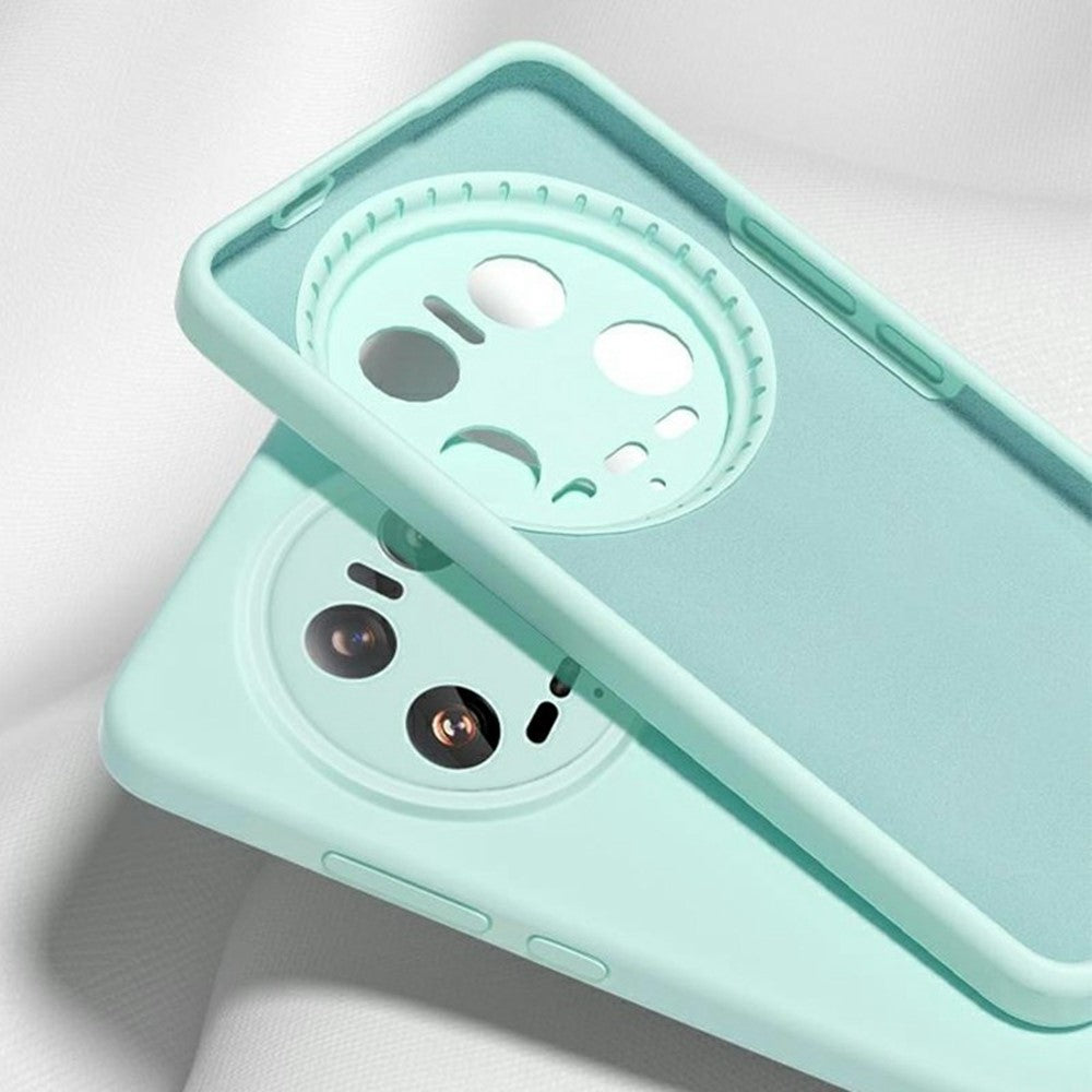 For Xiaomi 14 Ultra Case Precise Cutouts Liquid Silicone + PC Shockproof Phone Cover