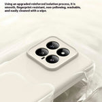 For Xiaomi 14 Case Precise Cutouts Liquid Silicone + PC Shockproof Phone Cover