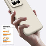 For Xiaomi 14 Case Precise Cutouts Liquid Silicone + PC Shockproof Phone Cover