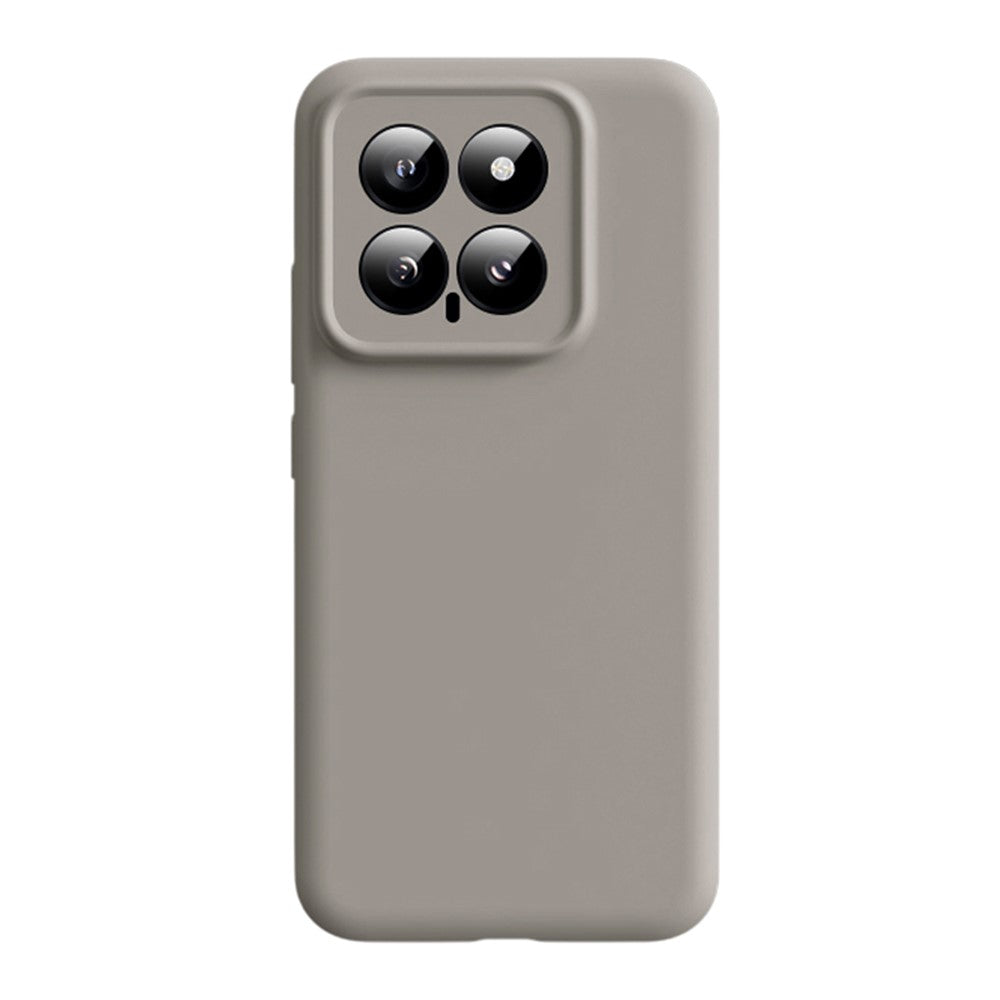 For Xiaomi 14 Case Precise Cutouts Liquid Silicone + PC Shockproof Phone Cover