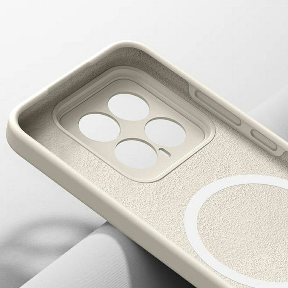 For Xiaomi 14 Magnetic Case Precise Cutouts Liquid Silicone + PC Phone Cover