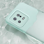 For Xiaomi 13 Case Precise Cutouts Liquid Silicone + PC Shockproof Phone Cover