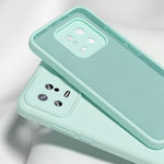 For Xiaomi 13 Case Precise Cutouts Liquid Silicone + PC Shockproof Phone Cover