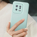 For Xiaomi 13 Magnetic Case Precise Cutouts Liquid Silicone + PC Phone Cover