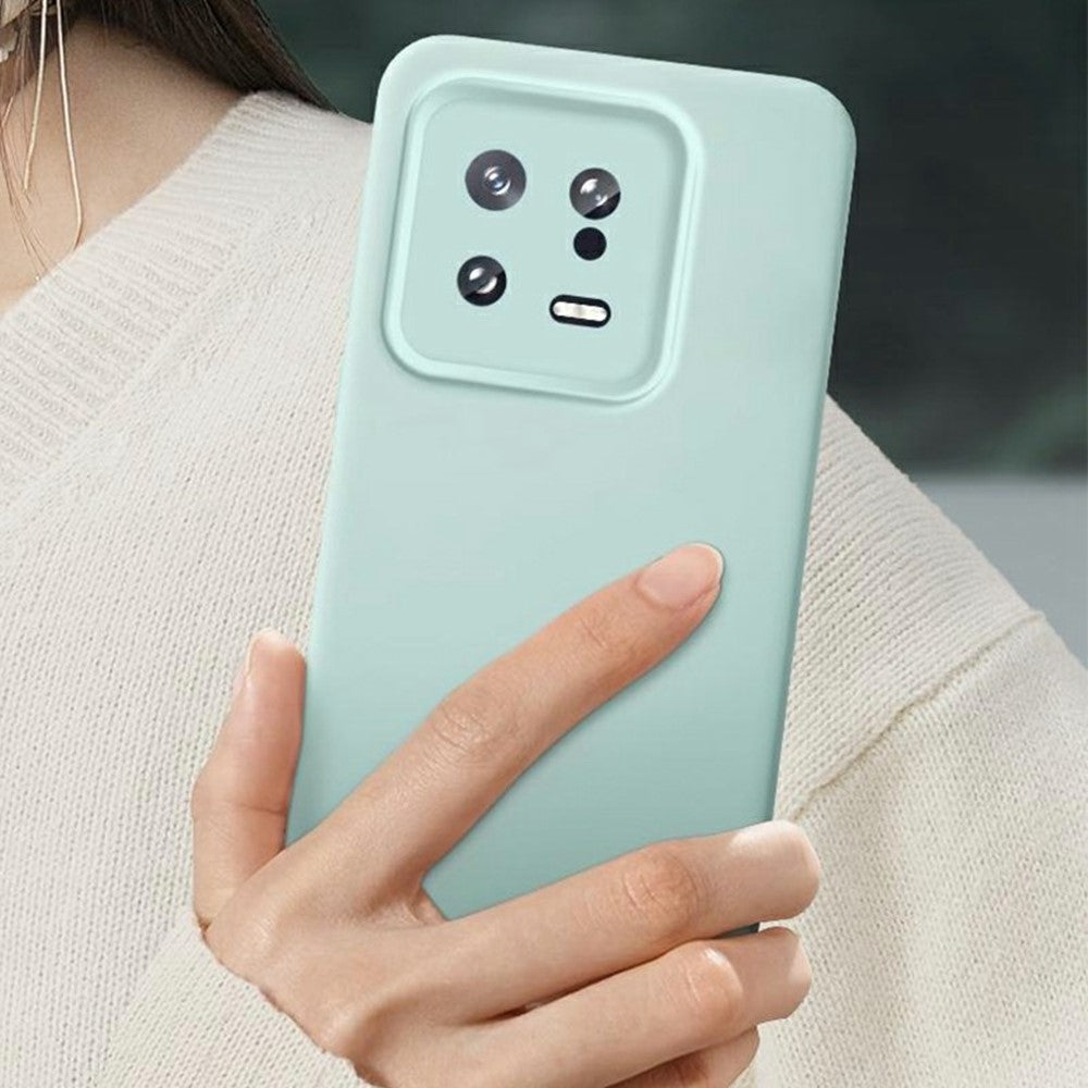 For Xiaomi 13 Magnetic Case Precise Cutouts Liquid Silicone + PC Phone Cover