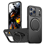 For iPhone 18 Pro Max / 17 Pro Max Magnetic Case Rotating Kickstand TPU + PC Phone Cover
