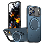For iPhone 18 Pro Max / 17 Pro Max Magnetic Case Rotating Kickstand TPU + PC Phone Cover