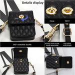 For Samsung Galaxy Z Flip6 5G Case with Shoulder Strap PU + PC Wallet Phone Cover Built-In Back Screen Film