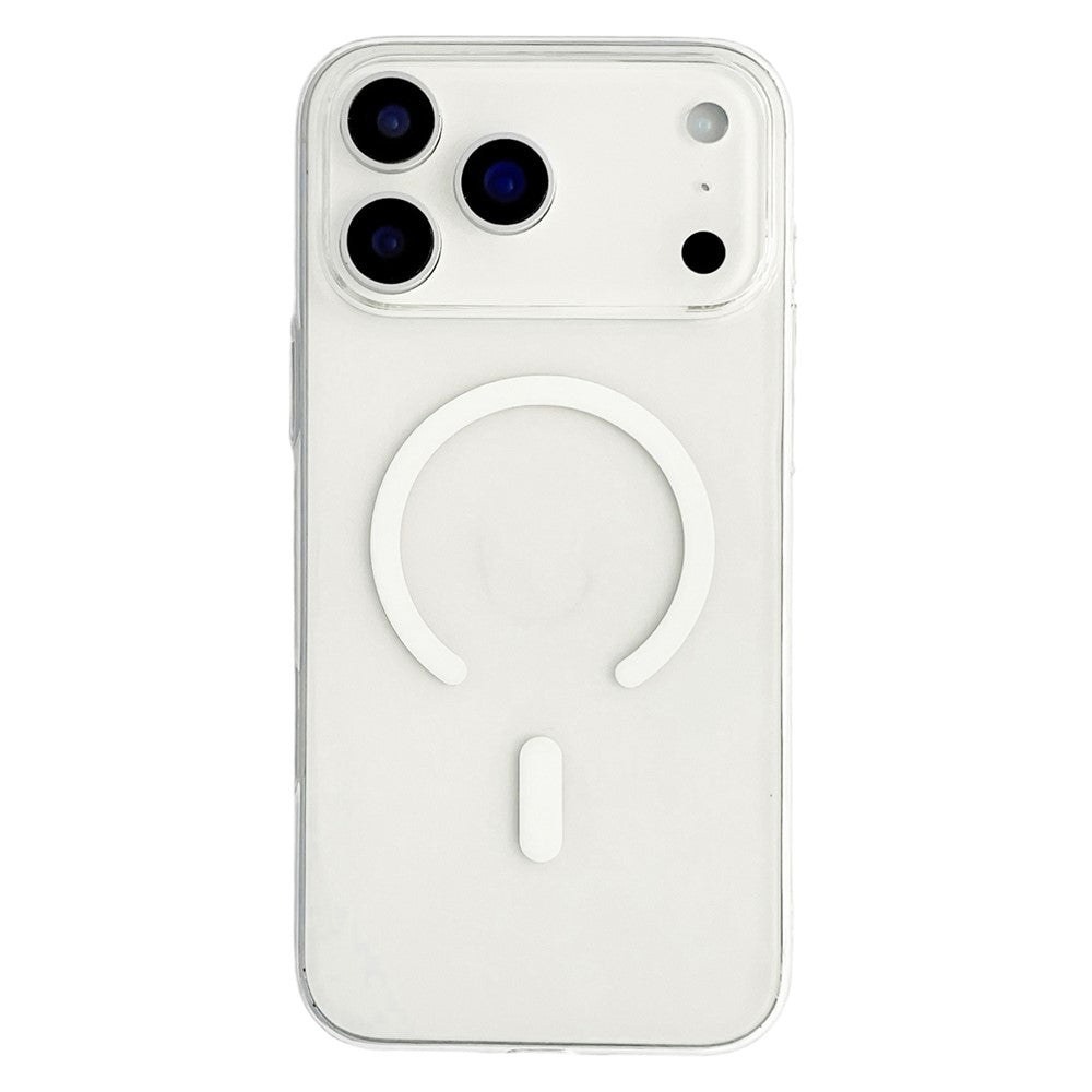For iPhone 18 Pro / 17 Pro Crystal Clear Case Compatible with MagSafe Hard PC Phone Cover