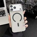 For iPhone 18 Pro / 17 Pro Crystal Clear Case Compatible with MagSafe Hard PC Phone Cover