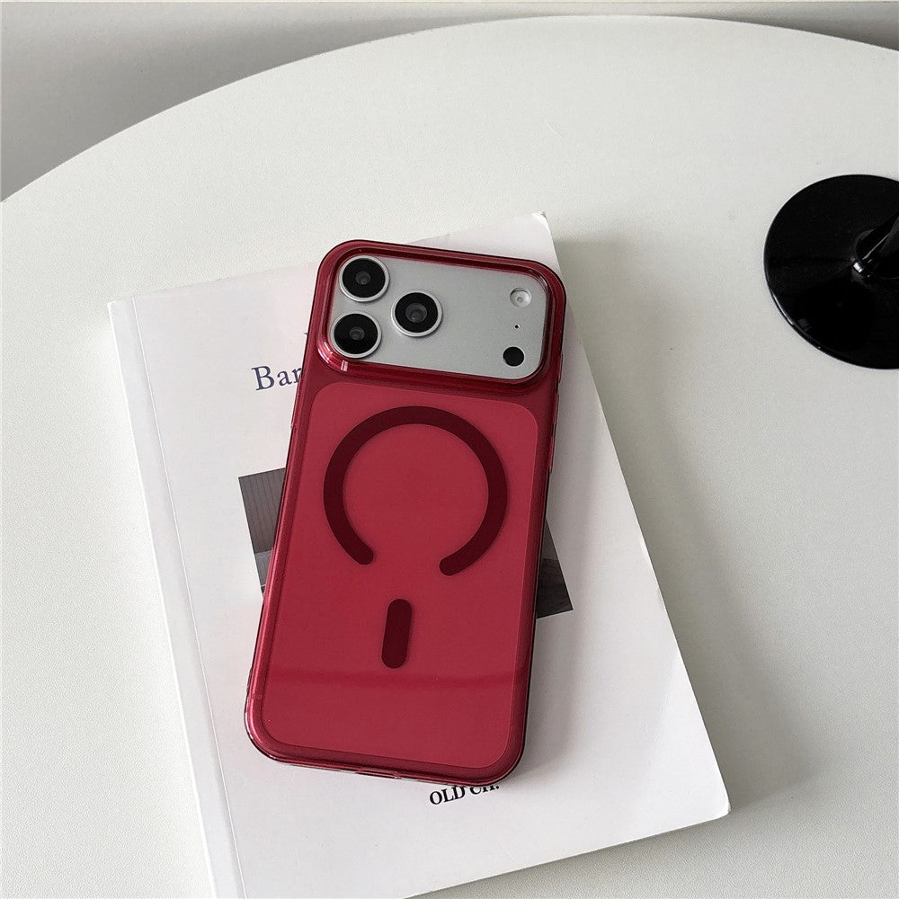 For iPhone 18 Pro / 17 Pro Crystal Clear Case Compatible with MagSafe Hard PC Phone Cover