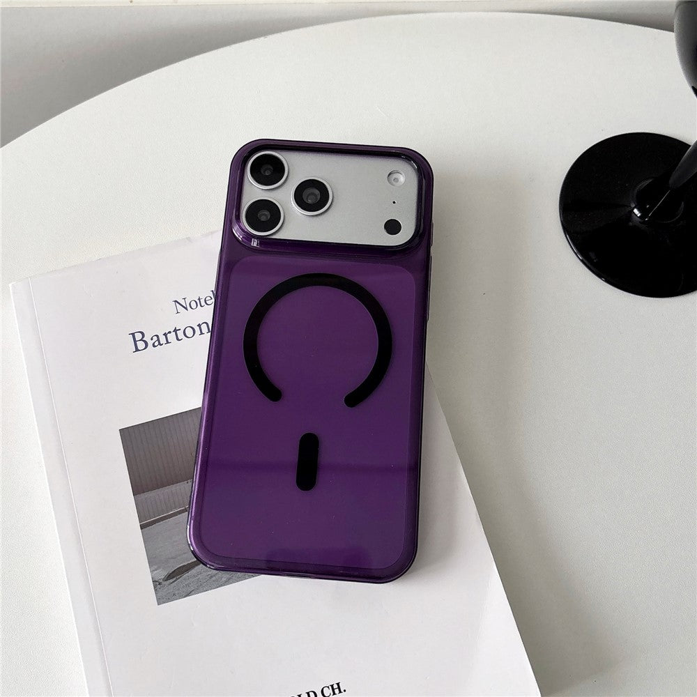 For iPhone 18 Pro / 17 Pro Crystal Clear Case Compatible with MagSafe Hard PC Phone Cover