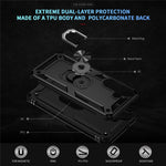 For Samsung Galaxy S25 FE Case PC + TPU Phone Cover with Kickstand