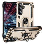 For Samsung Galaxy S25 FE Case PC + TPU Phone Cover with Kickstand