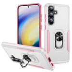 For Samsung Galaxy S25 FE Case Military Grade Ring Kickstand PC + TPU Phone Cover