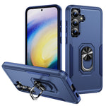 For Samsung Galaxy S25 FE Case Military Grade Ring Kickstand PC + TPU Phone Cover