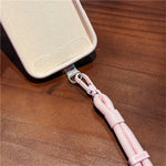 For iPhone 13 Pro Case Precise Cutouts Liquid Silicone + PC Phone Cover with Wrist Strap