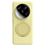 For XXiaomi 14 Ultra Magnetic Case Rotating Kickstand Liquid Silicone PC Phone Cover Skin Touch