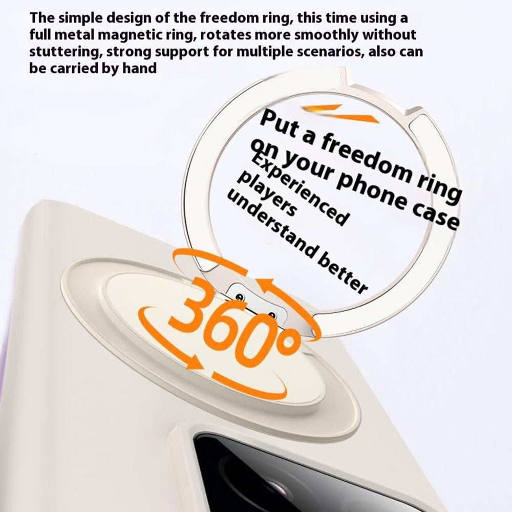 For Xiaomi 13 Magnetic Case Rotating Kickstand Liquid Silicone PC Phone Cover Skin Touch