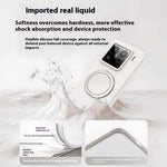 For Xiaomi 15 Magnetic Case Rotating Kickstand Liquid Silicone PC Phone Cover Skin Touch