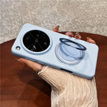 For Oppo Find X8 Ultra 5G Magnetic Case Rotating Kickstand Liquid Silicone PC Phone Cover Skin Touch