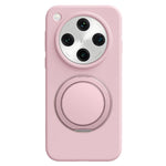 For Oppo Find X8 5G Magnetic Case Rotating Kickstand Liquid Silicone PC Phone Cover Skin Touch