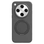 For Oppo Find X8 5G Magnetic Case Rotating Kickstand Liquid Silicone PC Phone Cover Skin Touch