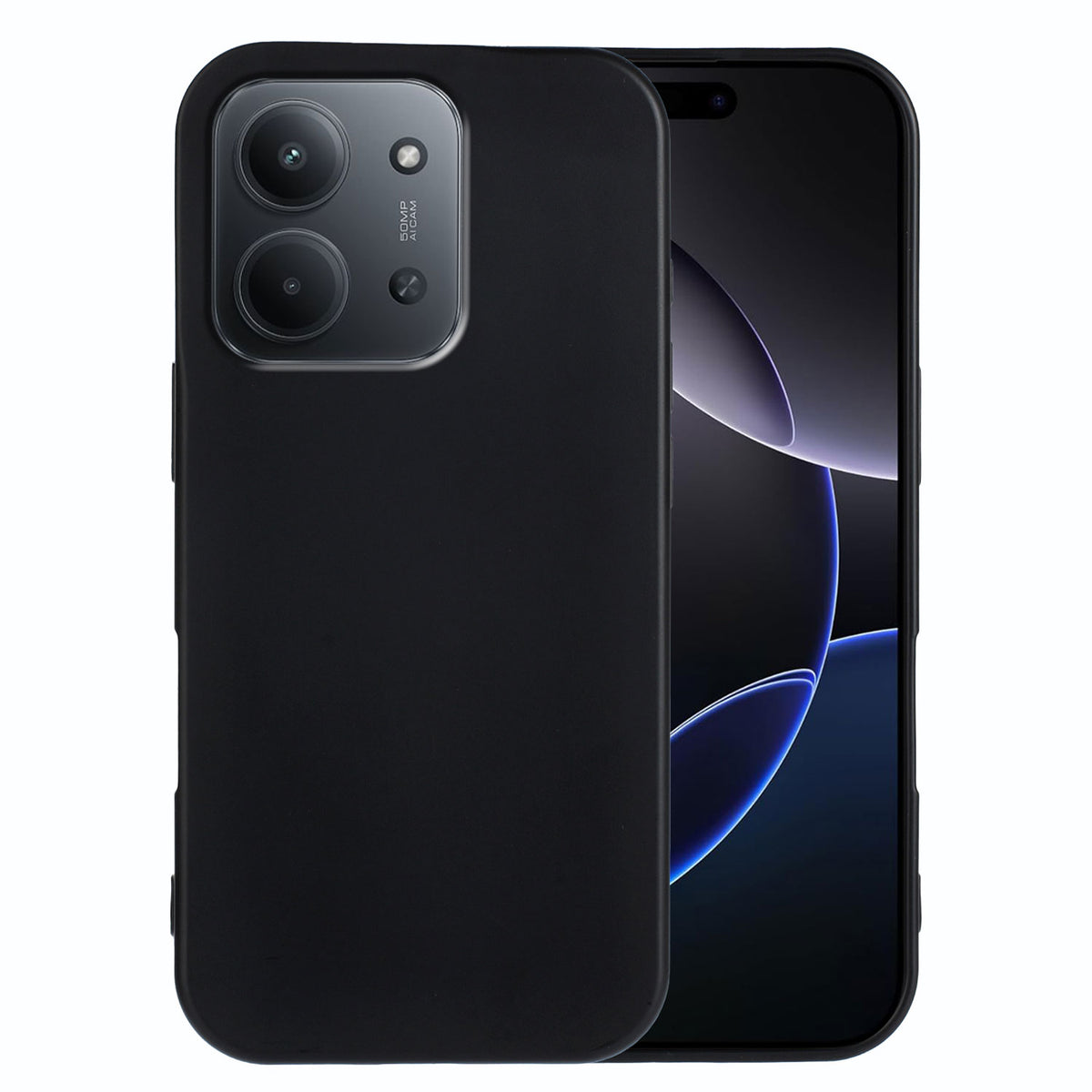 Xiaomi Redmi 15C 4G (EU) (173 mm) / 15C 5G (EU) (173 mm) / Poco C85 4G (173 mm) TPU-skal mjukt matt anti-fingeravtrycks-mobilbaksida
