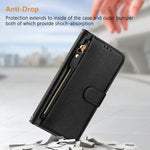 For Xiaomi 15T Pro Case Zipper Pocket Multiple Card Slots Leather Phone Cover