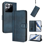 For Xiaomi 15T Cases Wallet Stand Retro Texture Leather Phone Cover with Lanyard