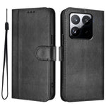 For Xiaomi 15T Cases Wallet Stand Retro Texture Leather Phone Cover with Lanyard