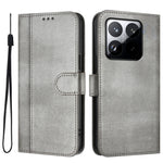 For Xiaomi 15T Cases Wallet Stand Retro Texture Leather Phone Cover with Lanyard