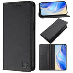 For Xiaomi 15T Pro Leather Case RINACASIS RC01 Phone Cover with RFID Blocking Wallet Stand