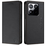 For Xiaomi 15T Leather Case RINACASIS RC01 Phone Cover with RFID Blocking Wallet Stand