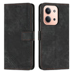 Xiaomi Redmi 15C 5G (Global) (171 mm) / 15C 4G (Global) (171 mm) / Poco C85 4G (171 mm) Stativfodral Läderfodral med tryckta linjer