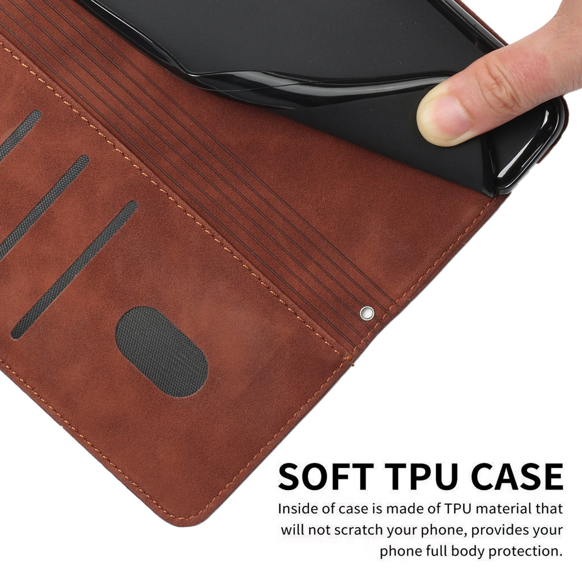 For Xiaomi Redmi 17C 5G / 15C 5G (Global) (171mm) / 15C 4G (Global) (171mm) / Poco C85 4G (171mml) Stand Case PU Leather Phone Cover Imprinted Heart Pattern